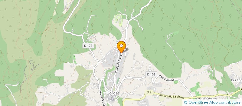 localisation de l'entreprise MADAME PASCALE SCHERRER  GORDES