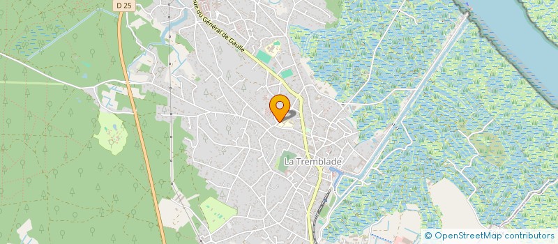 localisation de l'entreprise MADAME PASCALE SEJOURNE  LA TREMBLADE