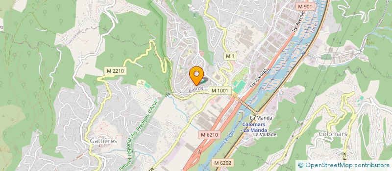 localisation de l'entreprise MADAME PASCALE SERFATI à CARROS