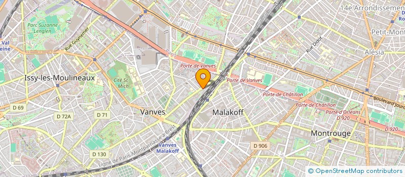 localisation de l'entreprise MADAME PASCALE SERVEL  VANVES