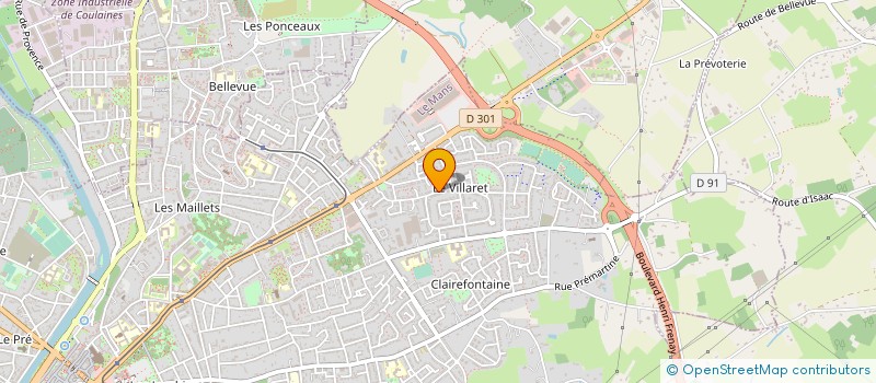 localisation de l'entreprise MADAME PASCALE SEULIN  LE MANS