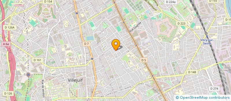 localisation de l'entreprise MADAME PASCALE SIEFRIDT  VITRY-SUR-SEINE