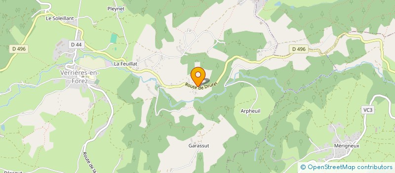 localisation de l'entreprise MADAME PASCALE SILVESTRI  VERRIERES-EN-FOREZ