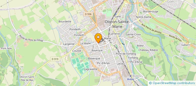 localisation de l'entreprise MADAME PASCALE SINDICQ à OLORON-SAINTE-MARIE