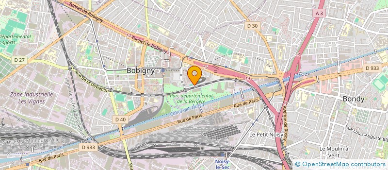 localisation de l'entreprise MADAME PASCALE SOUBRILLARD à BOBIGNY