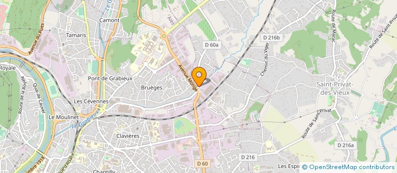 localisation de l'entreprise MADAME PASCALE SOUCHE  ALES