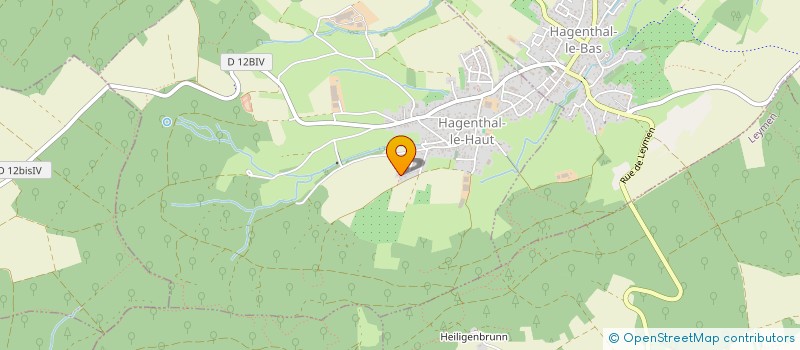 localisation de l'entreprise MADAME PASCALE SPRECHER  HAGENTHAL-LE-HAUT