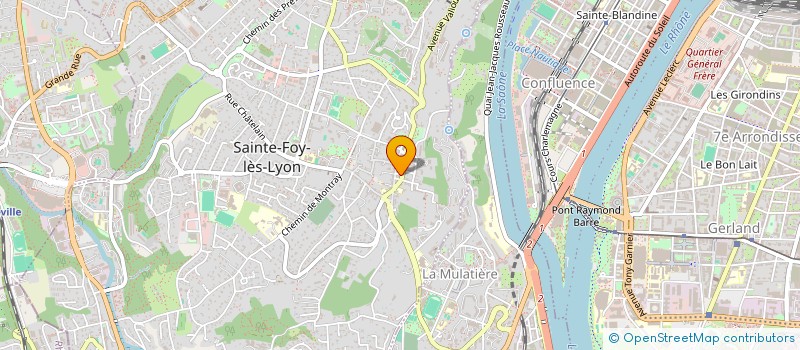 localisation de l'entreprise MADAME PASCALE TAVAN à SAINTE-FOY-LES-LYON