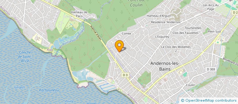 localisation de l'entreprise MADAME PASCALE TECHOUEYRES  BIGANOS