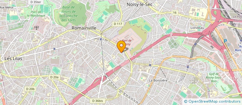 localisation de l'entreprise MADAME PASCALE TELLIER à ROMAINVILLE