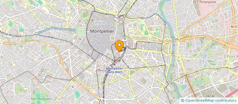 localisation de l'entreprise MADAME PASCALE THEVENON à MONTPELLIER