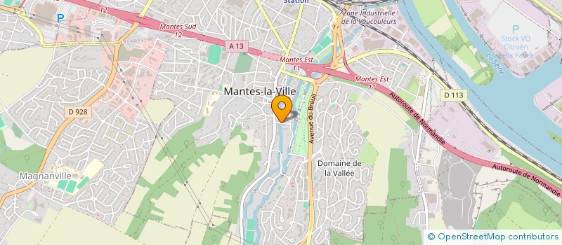 localisation de l'entreprise MADAME PASCALE THUILLIERE à MANTES-LA-VILLE