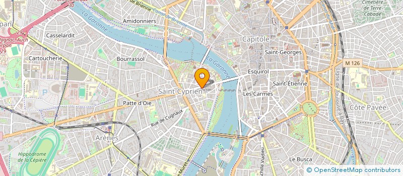 localisation de l'entreprise MADAME PASCALE TOMBELLE à TOULOUSE