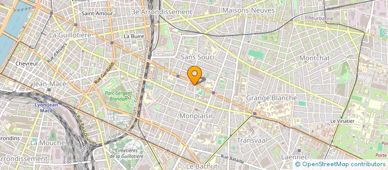 localisation de l'entreprise MADAME PASCALE TONIN  LYON