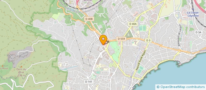 localisation de l'entreprise MADAME PASCALE TORREGROSSA  LA CIOTAT