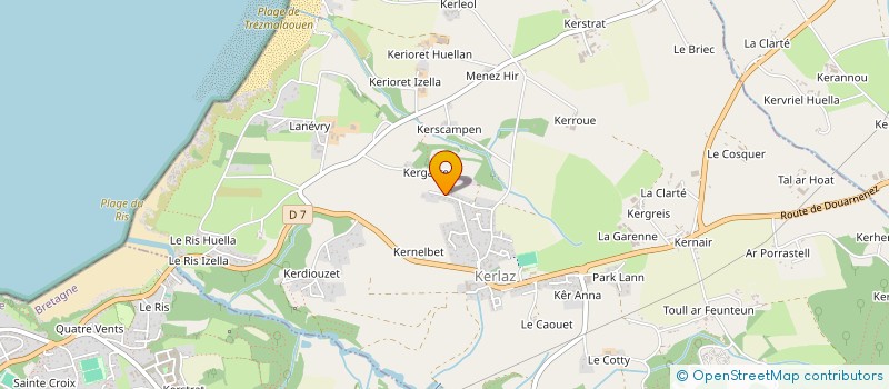 localisation de l'entreprise MADAME PASCALE TROADEC à KERLAZ
