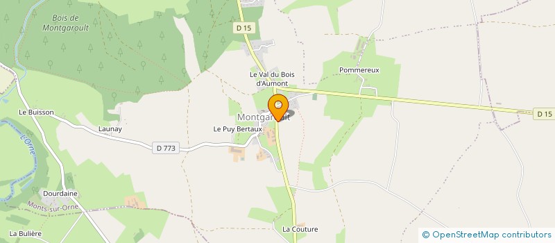 localisation de l'entreprise MADAME PASCALE TRUILLET à MONTS-SUR-ORNE