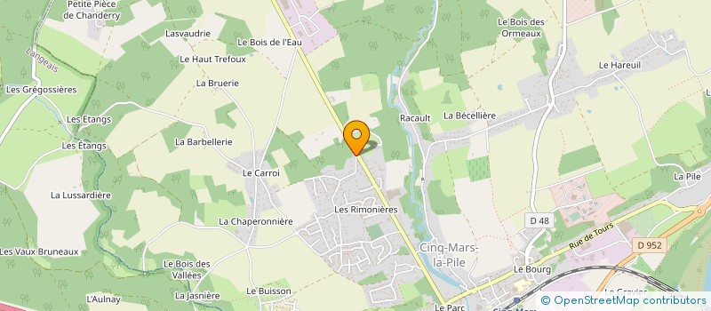 localisation de l'entreprise MADAME PASCALE UNTERWALD  CINQ-MARS-LA-PILE