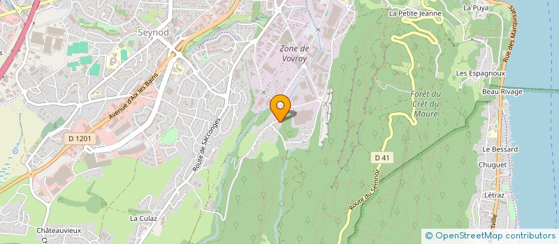 localisation de l'entreprise MADAME PASCALE URIOT à ANNECY