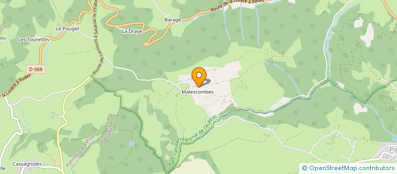 localisation de l'entreprise MADAME PASCALE VADECARD à SAINT GENIEZ D'OLT ET D'AUBRAC