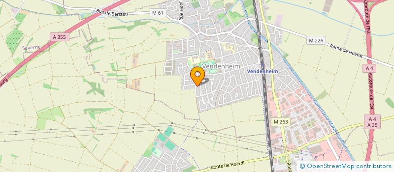 localisation de l'entreprise MADAME PASCALE VALLADIER à VENDENHEIM