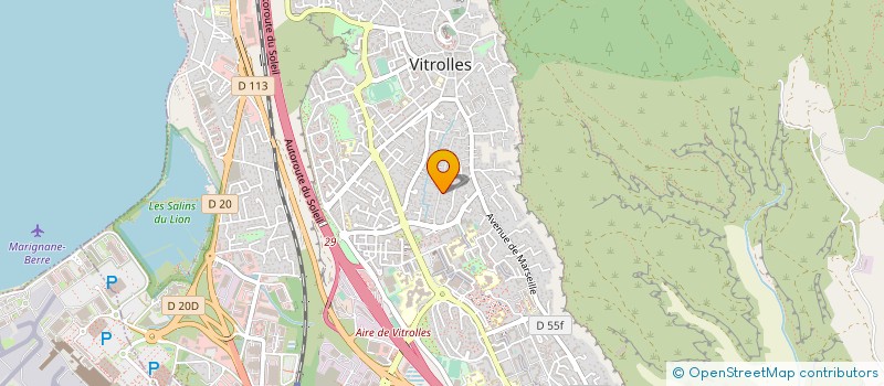 localisation de l'entreprise MADAME PASCALE VANQUELEF  VITROLLES