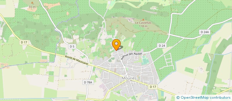 localisation de l'entreprise MADAME PASCALE VARO  MOURIES