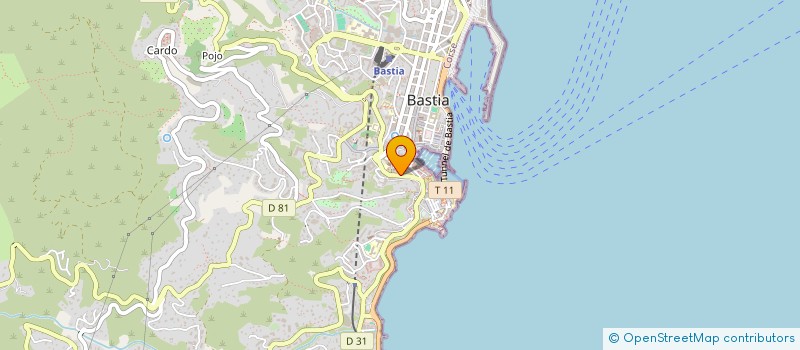 localisation de l'entreprise MADAME PASCALE VERDI à BASTIA