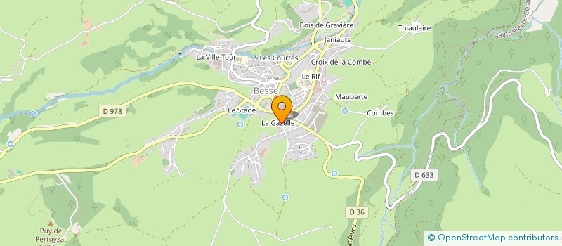 localisation de l'entreprise MADAME PASCALE VERDIER  BESSE-ET-SAINT-ANASTAISE