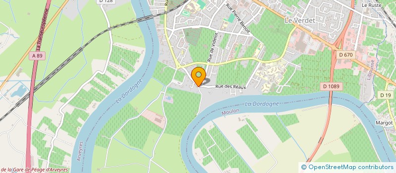 localisation de l'entreprise MADAME PASCALE VERGERON à LIBOURNE