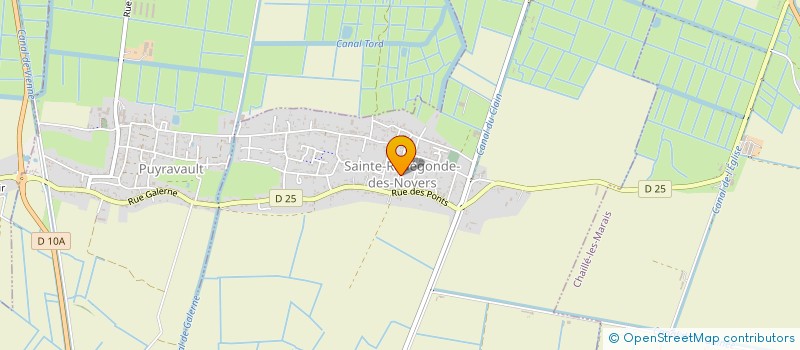 localisation de l'entreprise MADAME PASCALE VERGOS  SAINTE-RADEGONDE-DES-NOYERS