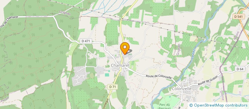 localisation de l'entreprise MADAME PASCALE VERMOREL  CHAMARET