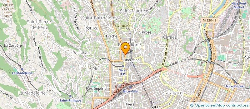 localisation de l'entreprise MADAME PASCALE VERNASSA à NICE