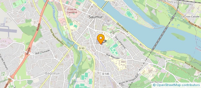 localisation de l'entreprise MADAME PASCALE VERRIER à SAUMUR