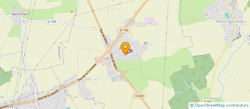 localisation de l'entreprise MADAME PASCALE VEYNACHTER  LANDRES