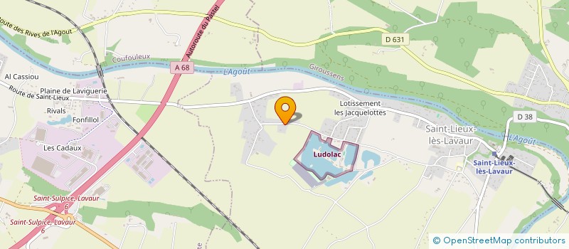 localisation de l'entreprise MADAME PASCALE VIALARD  SAINT-LIEUX-LES-LAVAUR