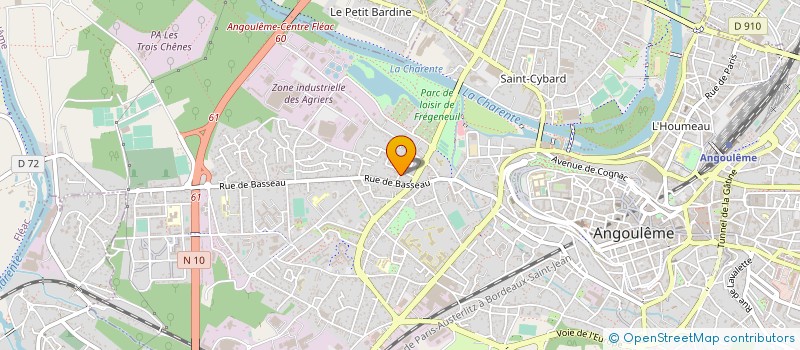 localisation de l'entreprise MADAME PASCALE VINCENOT à ANGOULEME