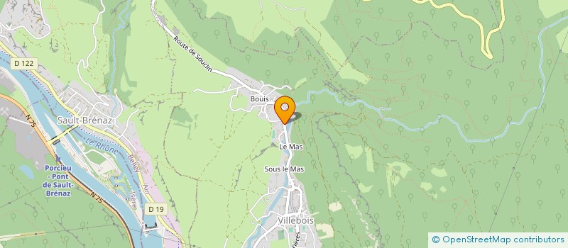 localisation de l'entreprise MADAME PASCALE VINDRET  VILLEBOIS