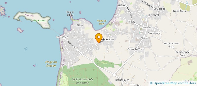 localisation de l'entreprise MADAME PASCALE VINOT  SANTEC