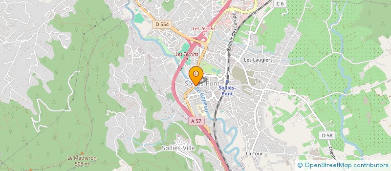 localisation de l'entreprise MADAME PASCALE VOISIN  SOLLIES-PONT