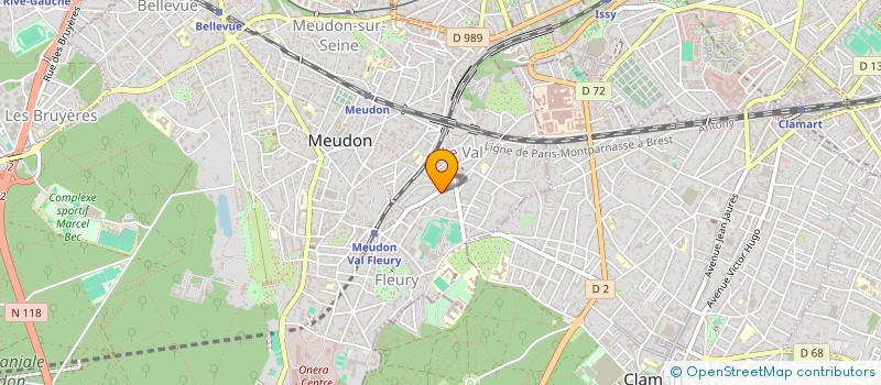 localisation de l'entreprise MADAME PASCALE WORMSER à MEUDON