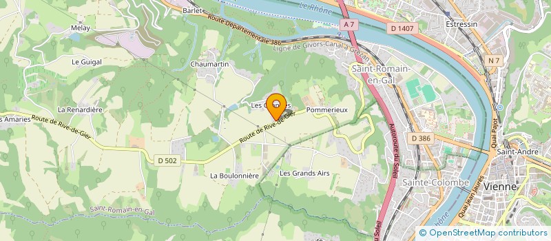 localisation de l'entreprise MADAME PASCALE ZANI  SAINT-ROMAIN-EN-GAL