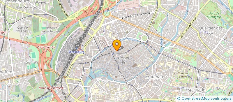 localisation de l'entreprise MADAME PASCALE ZORNER à STRASBOURG