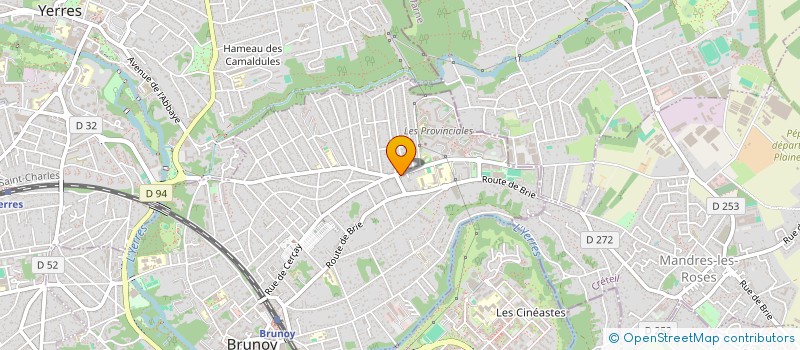 localisation de l'entreprise MADAME PASCALINE ALONSO à BRUNOY