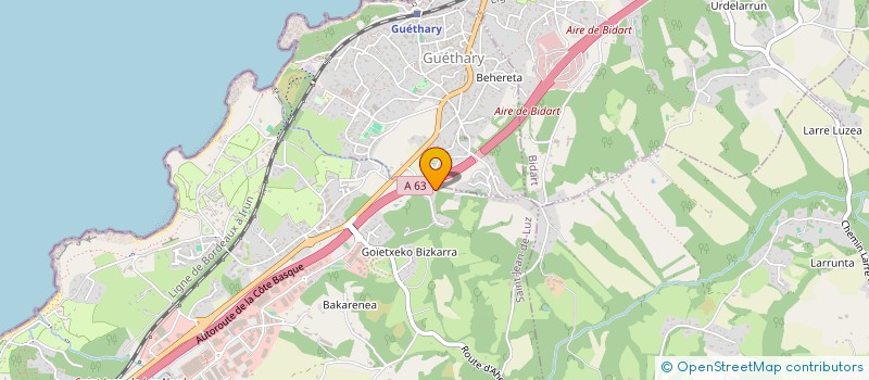 localisation de l'entreprise MADAME PASCALINE BARRY à SAINT-JEAN-DE-LUZ