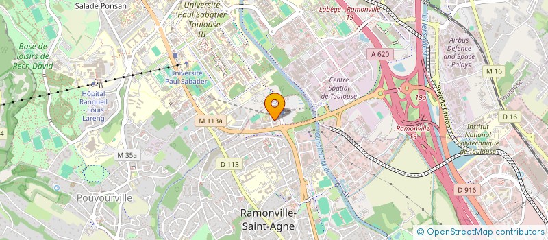 localisation de l'entreprise MADAME PASCALINE BAUDRIER  RAMONVILLE-SAINT-AGNE