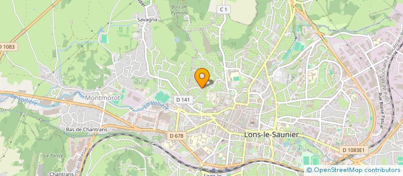 localisation de l'entreprise MADAME PASCALINE BAUDRY à LONS-LE-SAUNIER