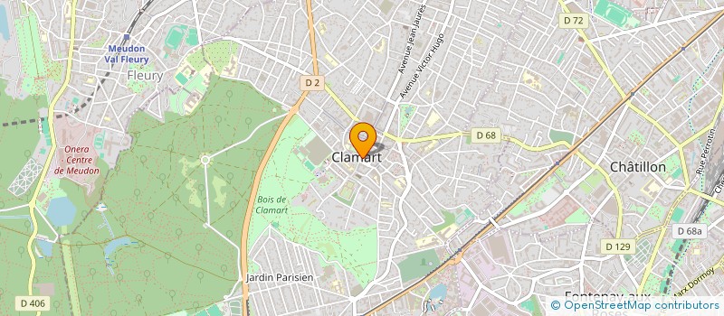 localisation de l'entreprise MADAME PASCALINE BERGUES à CLAMART