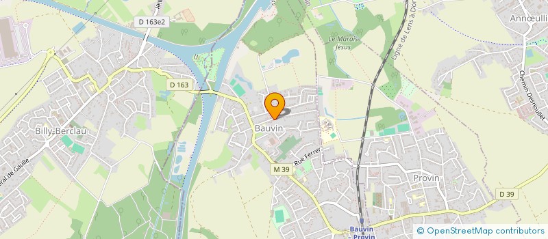 localisation de l'entreprise MADAME PASCALINE BILLAUT à BAUVIN