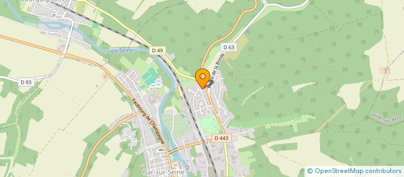 localisation de l'entreprise MADAME PASCALINE BILLON  BAR-SUR-SEINE